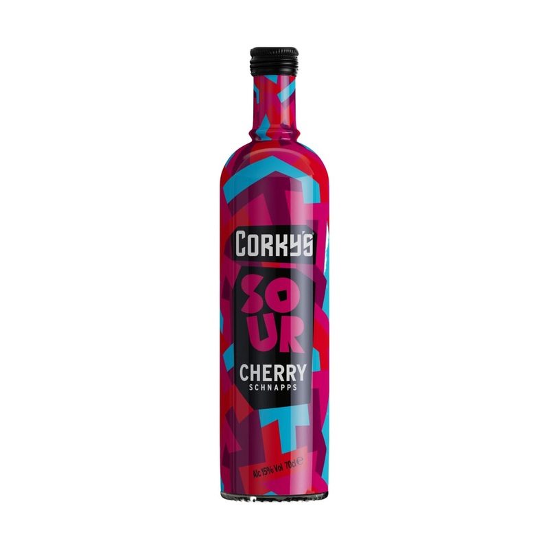 Corky's Sour Cherry Schnapps, 70 cl
