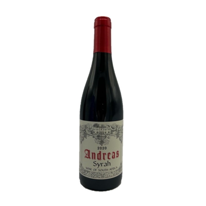 Andreas Wines Syrah, Wellington 2020 750ml 14.5% - South Africa