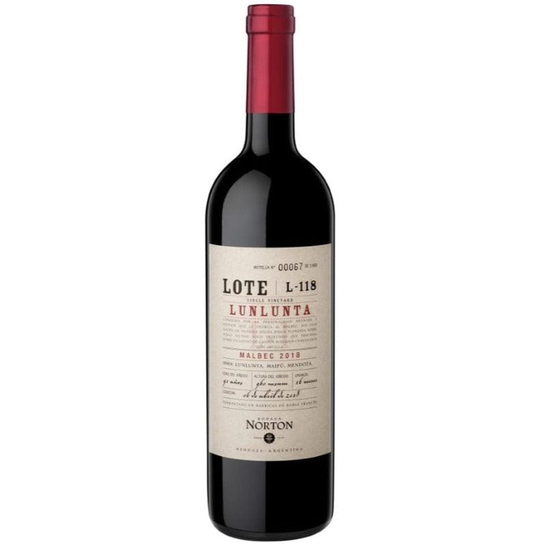 Bodega Norton Lote L-1 Lunlunta Single Vineyard Malbec 2018 75cl