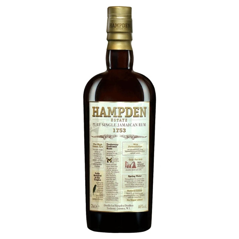 Hampden Estate 1753 Single Jamaican Rum 750mL
