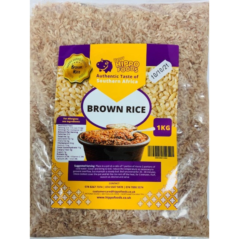 Happy Hippo Brown Rice 1kg