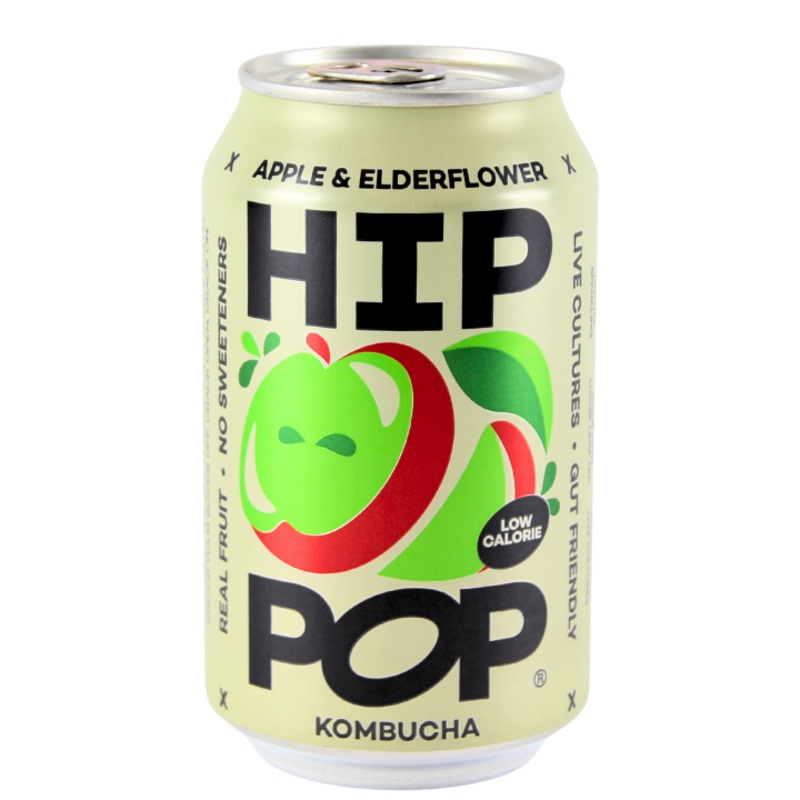 Hip Pop, Apple Elderflower 330ml