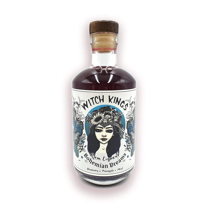 Witch Kings Bohemian Dreams Blueberry, Pineapple & Mint Rum Liqueur 50cl