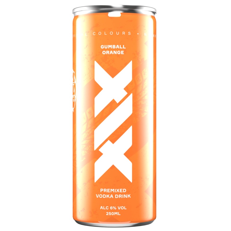 XIX Vodka Gumball Orange by The Sidemen RTD Cans 12x250ml