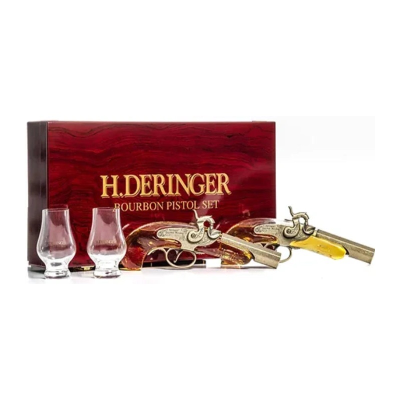 H. Deringer Bourbon Whiskey Pistol Set (2x200mL)
