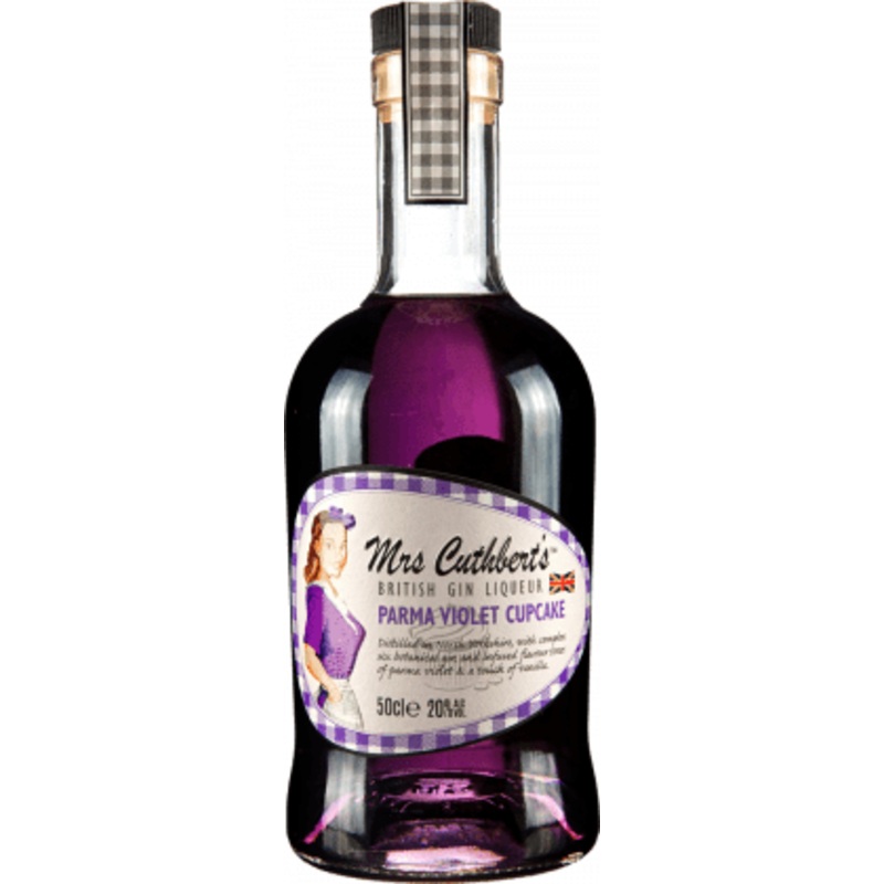 Mrs Cuthbert's Parma Violet Cupcake Gin Liqueur 50cl