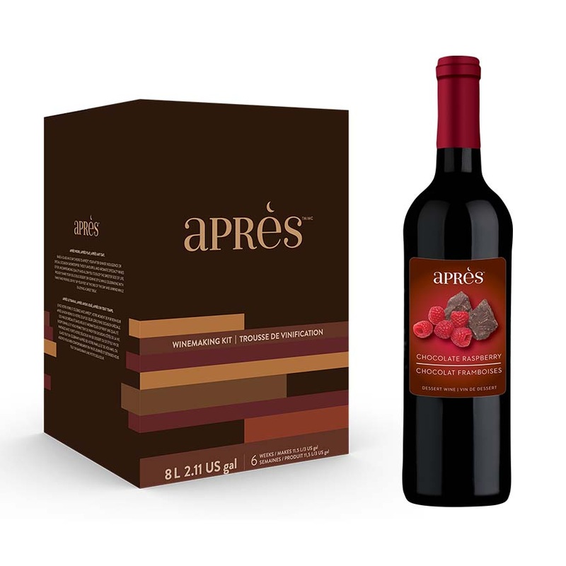 Aprs Chocolate Raspberry Dessert Wine Kit