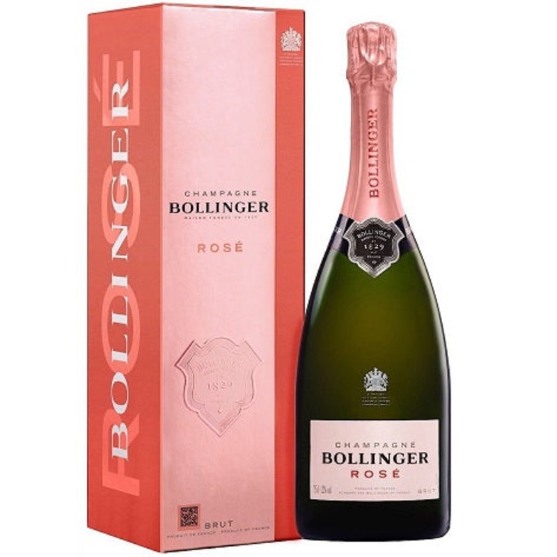 Bollinger Ros NV Champagne Bottle 75cl - Gift Case 1 Bottle 75cl - gift box