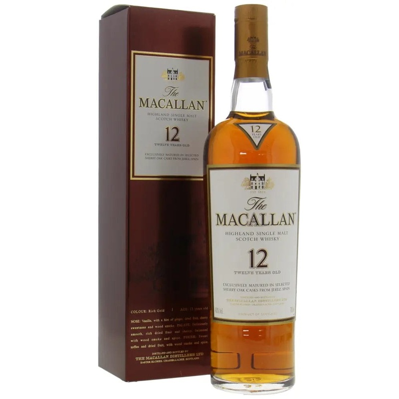 Macallan 12 Year Old Sherry Oak Pre 2013 70cl