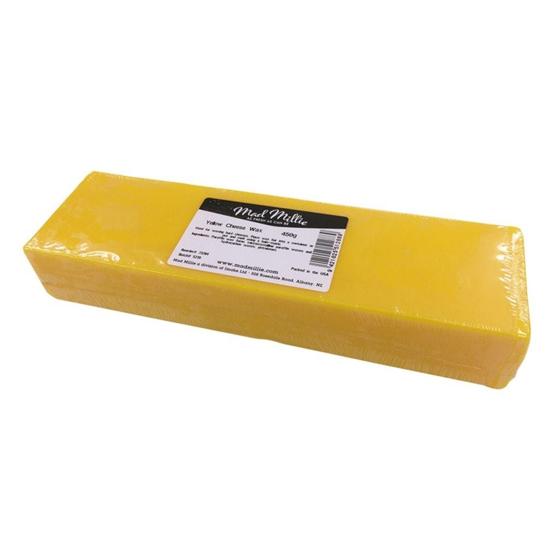 Mad Millie 450g Cheese Wax Block (Yellow)