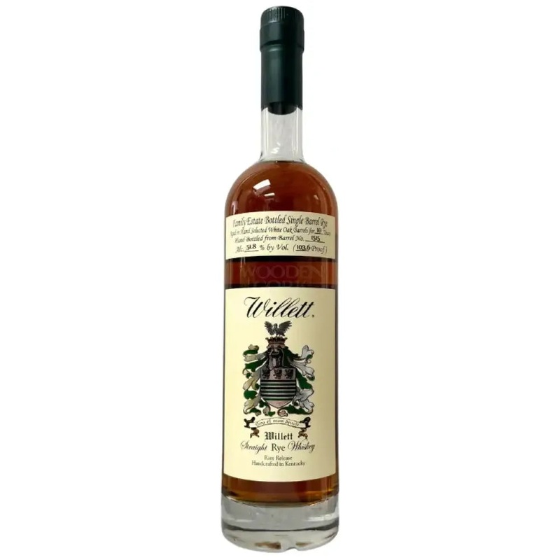 Willett Family Estate 10 Year Single Barrel Rye #1515 "Decade Neat" 103.6 Proof