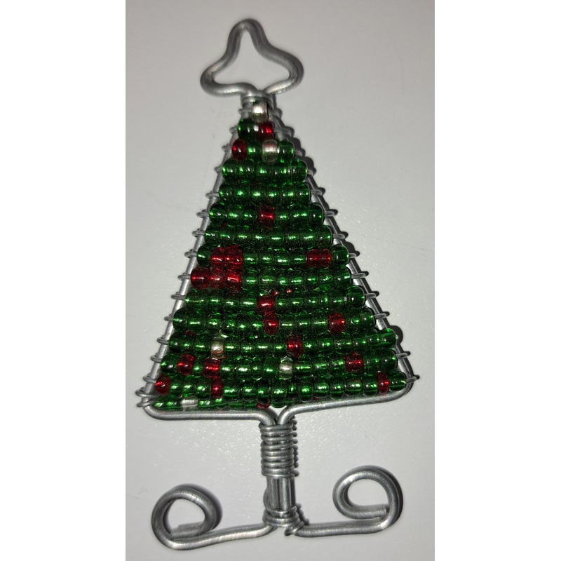 Beaded Artwork Christmas Tree