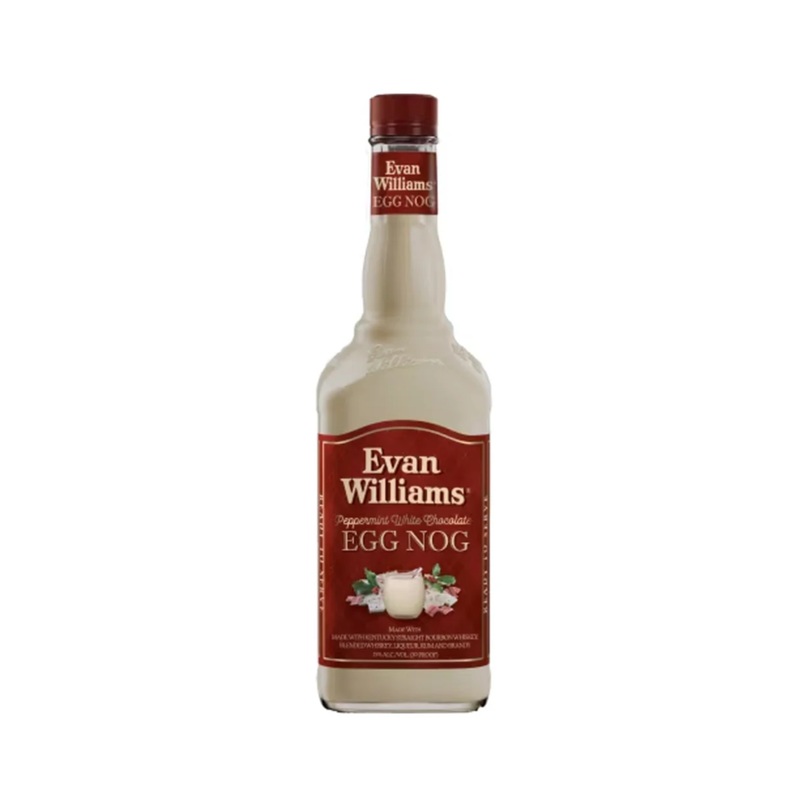 Evan Williams Egg Nog Peppermint White Chocolate 750 ML