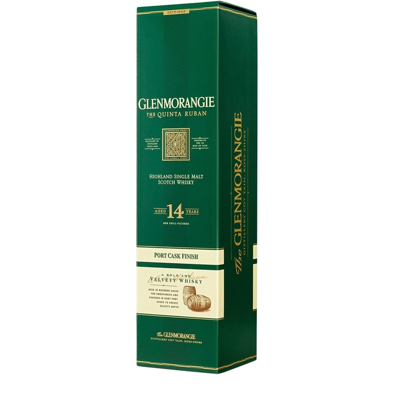 Glenmorangie The Quinta Ruban 14 Year Old Single Malt Scotch Whisky (Old Design) 70cl