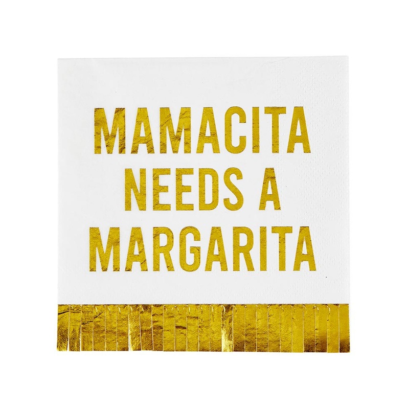 "Mamacita Needs A Margarita" Cocktail Napkins 20 PACK