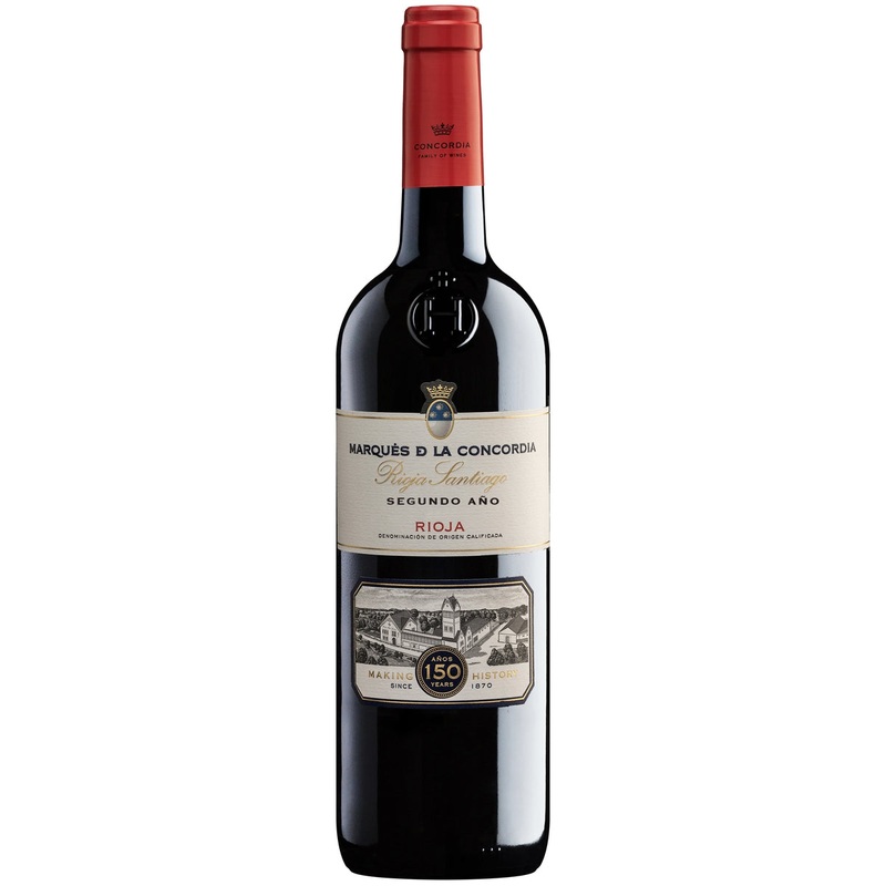 Marques de la Concordia Rioja Santiago Segundo Ano Tempranillo