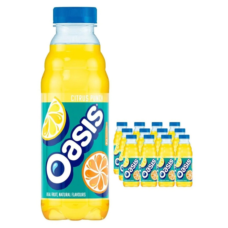 Oasis Citrus Punch Plastic Bottle Multipack, 12 x 500 ml