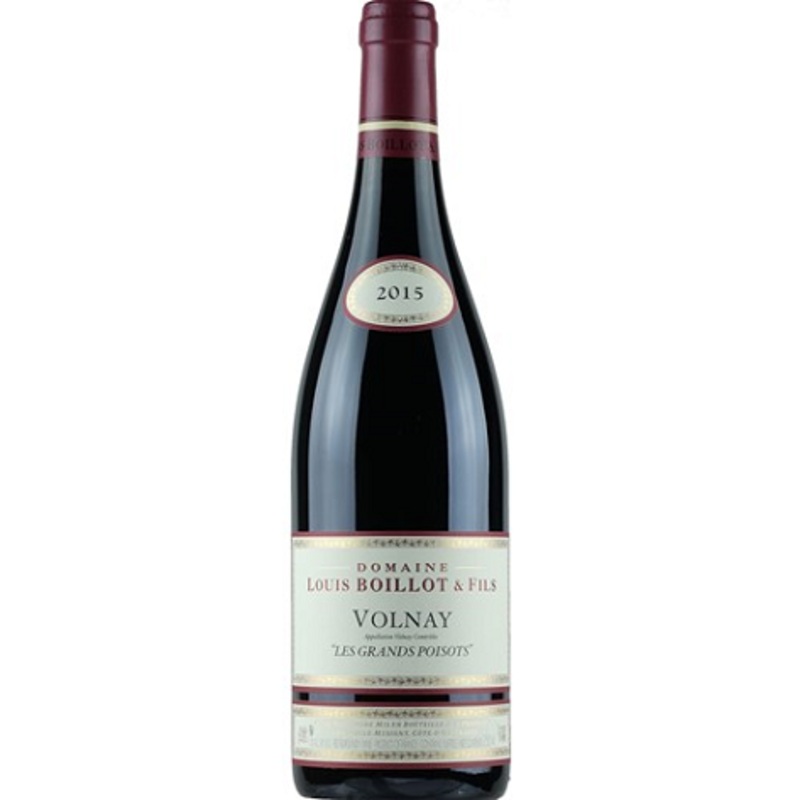 Volnay 2015, Grands Poisots, Domaine Louis Boillot 6 Bottle Case 6x75cl