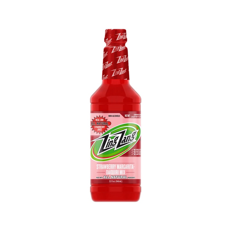 Zing Zang Strawberry Margarita Daiquiri Mix 32 OZ