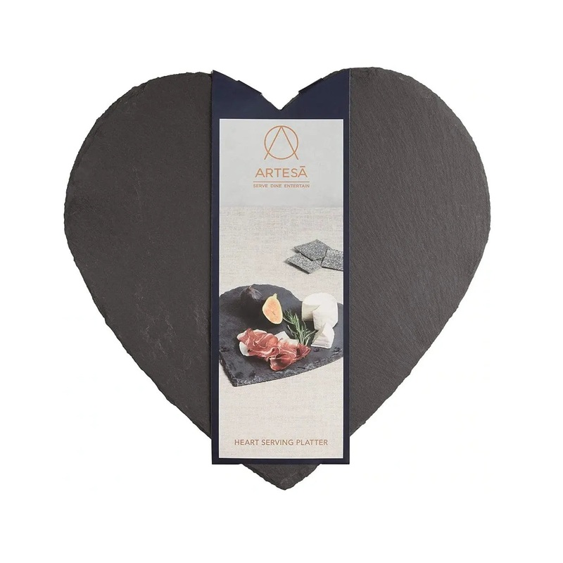 Artesa Heart Serving Platter 25cm Slate Heart