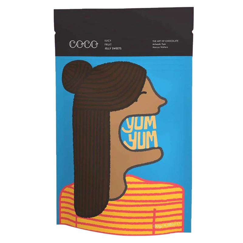 COCO Juicy Fruit Jelly Sweets, 130 g