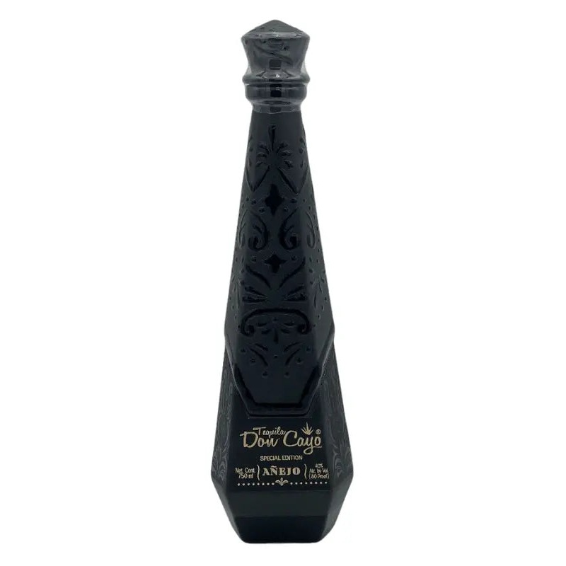 Don Cayo Tequila Anejo Ceramic Black 750mL