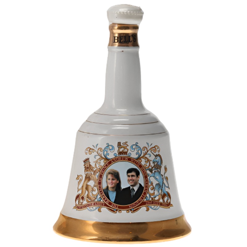 Bell's Royal Wedding Decanter Prince Andrew & Sarah Jane Ferguson 75cl