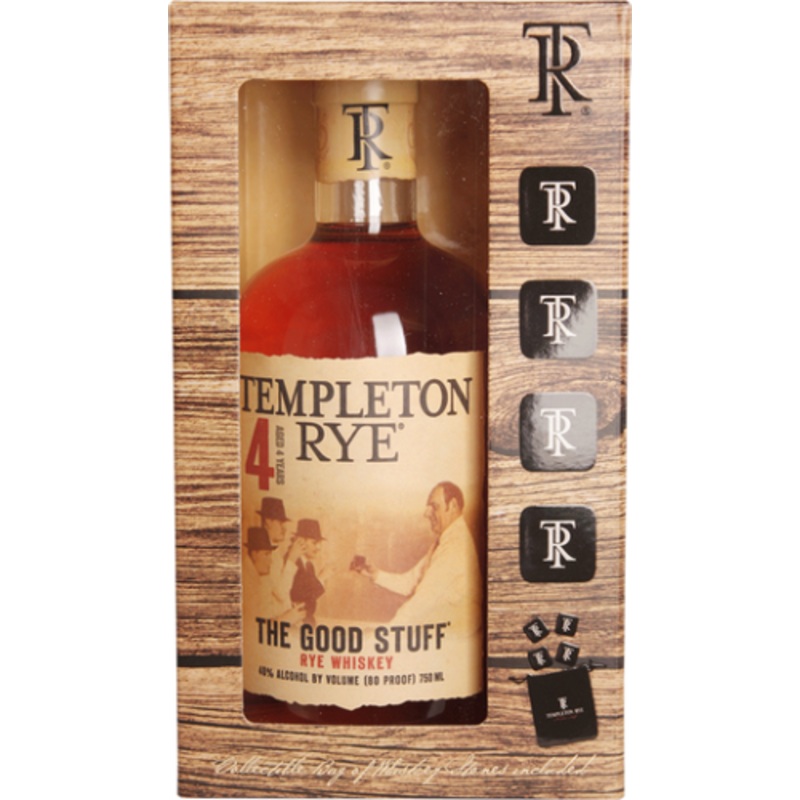 Templeton 4YR Rye Gift Box 750ML
