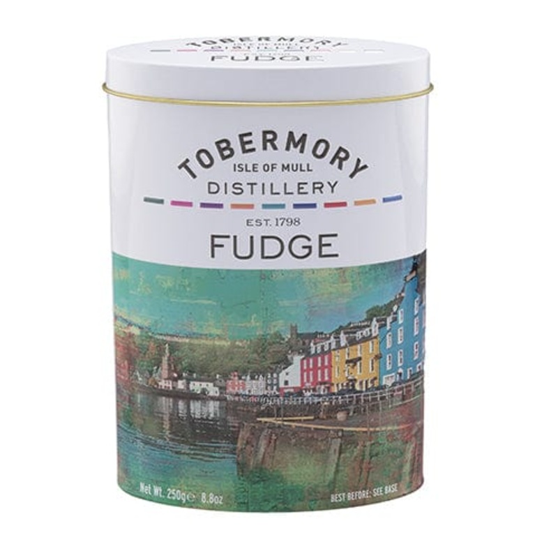 Tobermory Whisky Fudge Tin 250g
