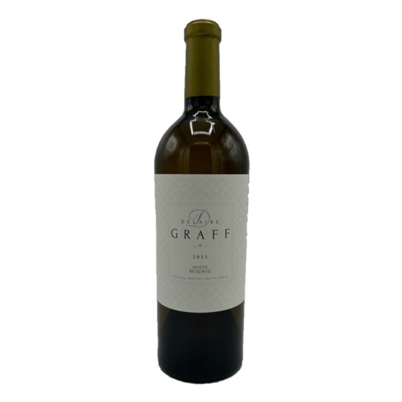 Delaire Graff White Reserve 2021 750ml 13.5% - South Africa Platter 5* Tim Atkin 94/100