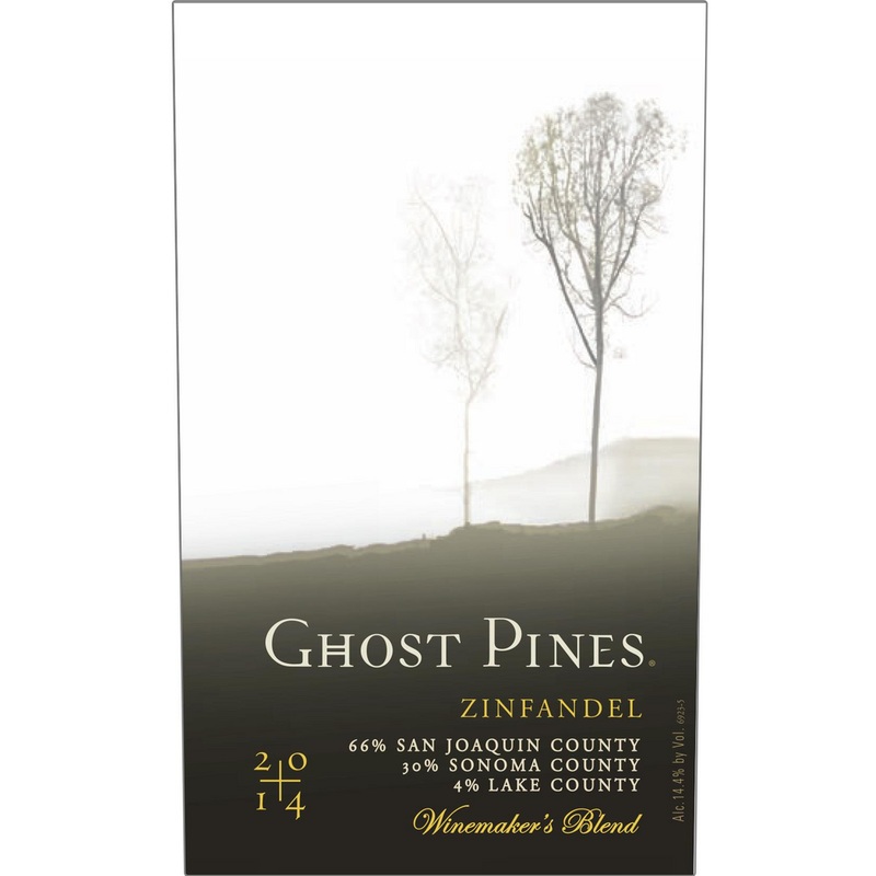 Ghost Pines San Joaquin/Sonoma/Lake County Zinfandel 750ml