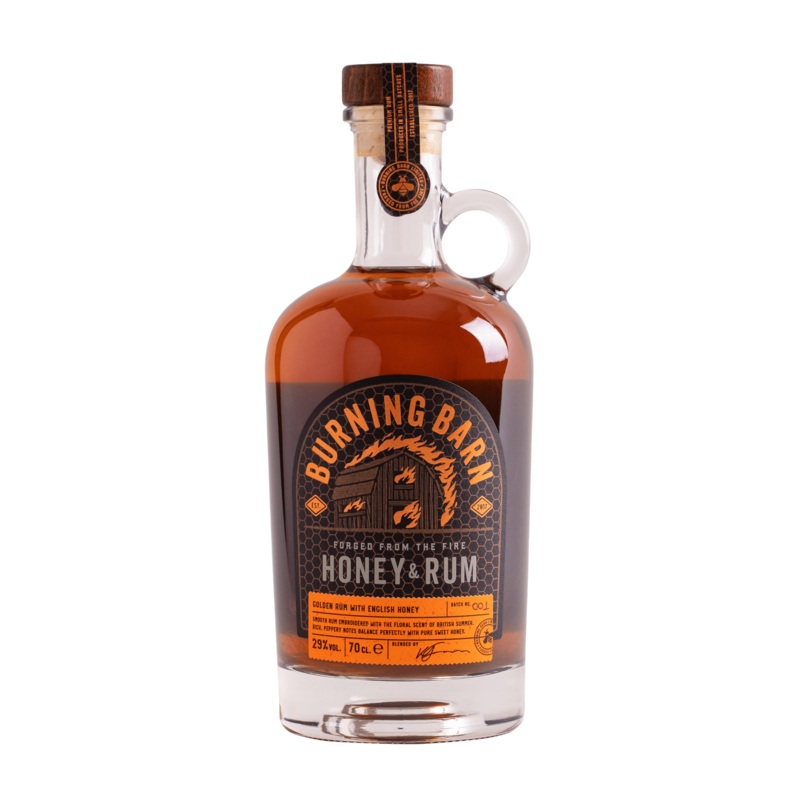 Burning Barn Honey & Rum Liqueur 70cl