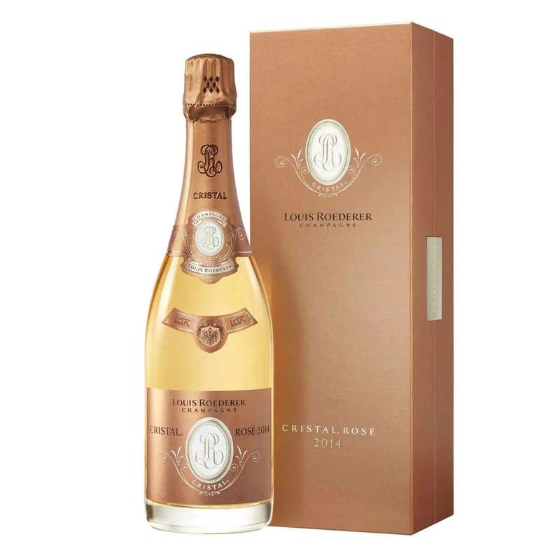Louis Roederer Cristal Ros 2014 Champagne Gift Box, 75 cl
