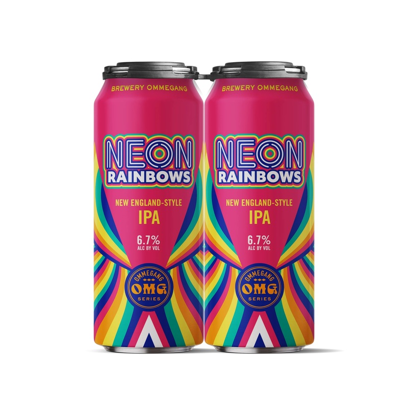 Ommegang Neon Rainbows IPA 4 PACK 16 OZ CANS