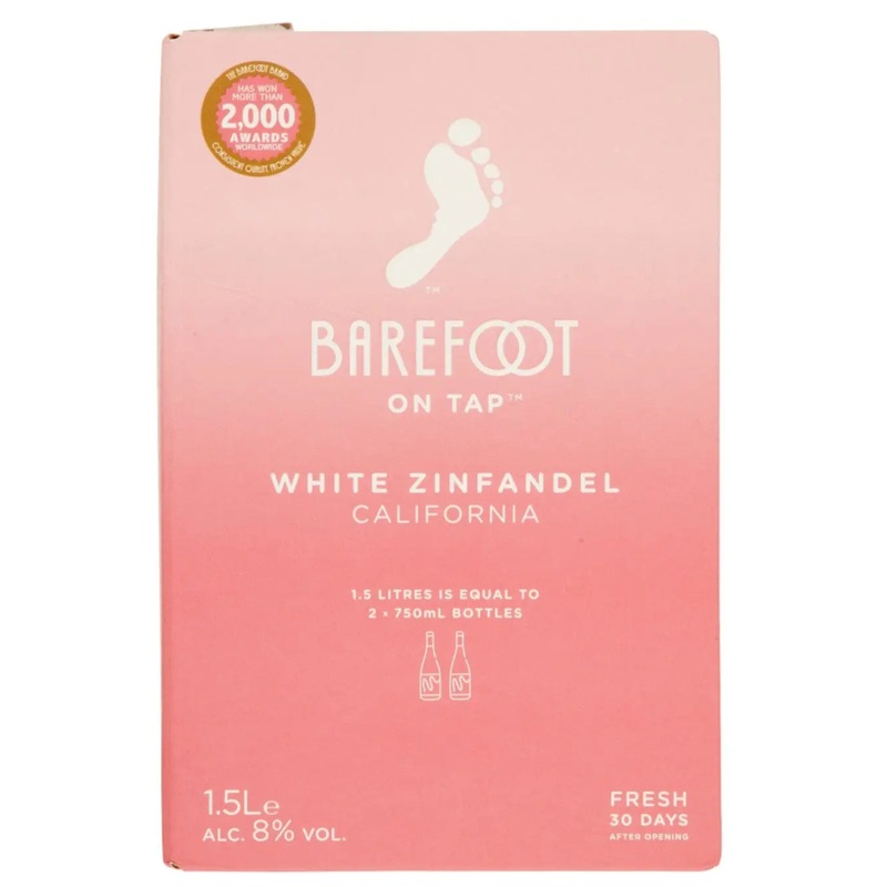 Barefoot White Zinfandel, 1.5 L