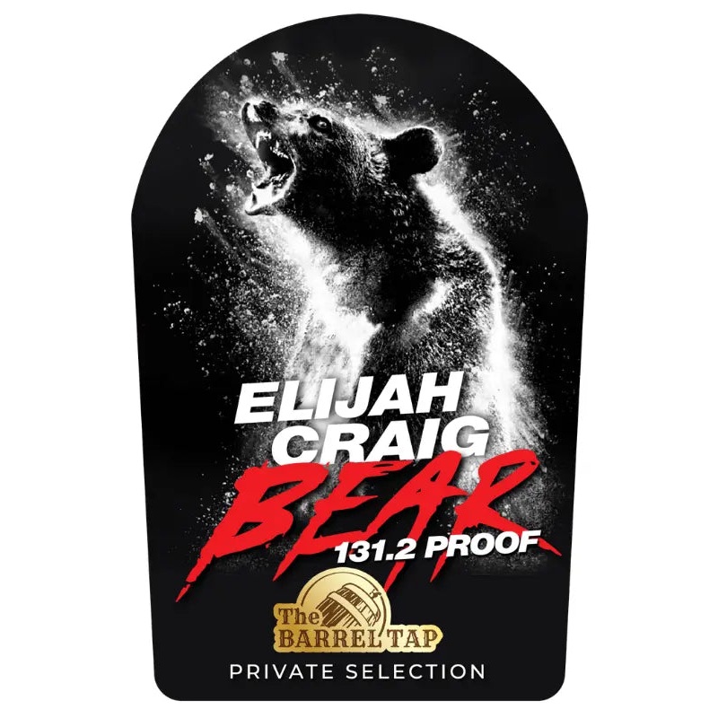 Elijah Craig Barrel Proof Single Barrel 'Bear 131.2 Proof' Private Select