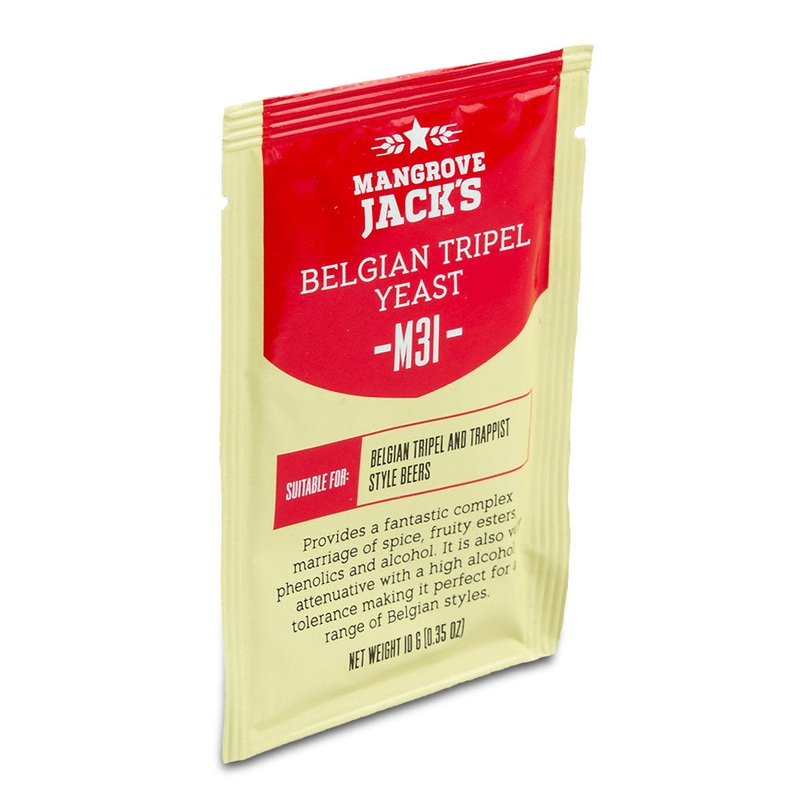 Mangrove Jack's 10g Beer Yeast - M31 Belgian Tripel