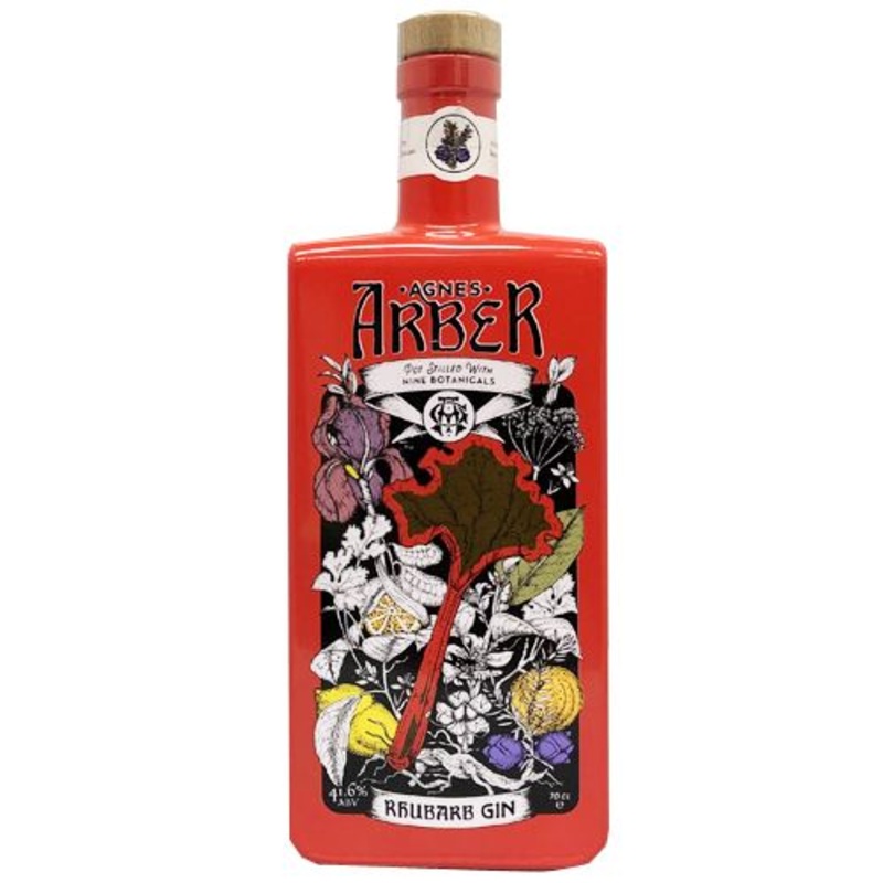 Agnes Arber Rhubarb Gin 70cl