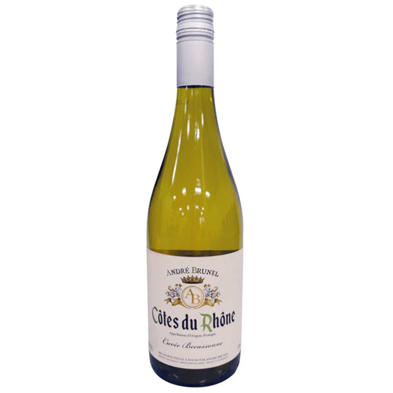 Andre Brunel 'Becassonne', Cotes du Rhone Blanc 2023 (Case)