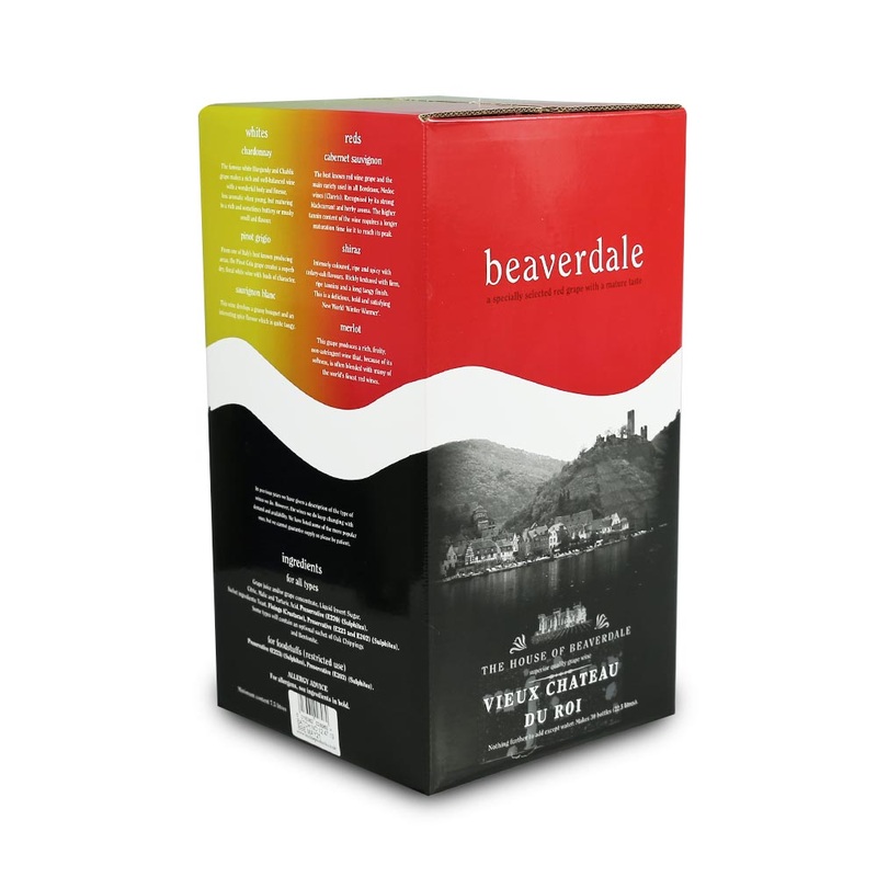 Beaverdale 23l 30 Bottle Wine Kit - Chateau du Roi
