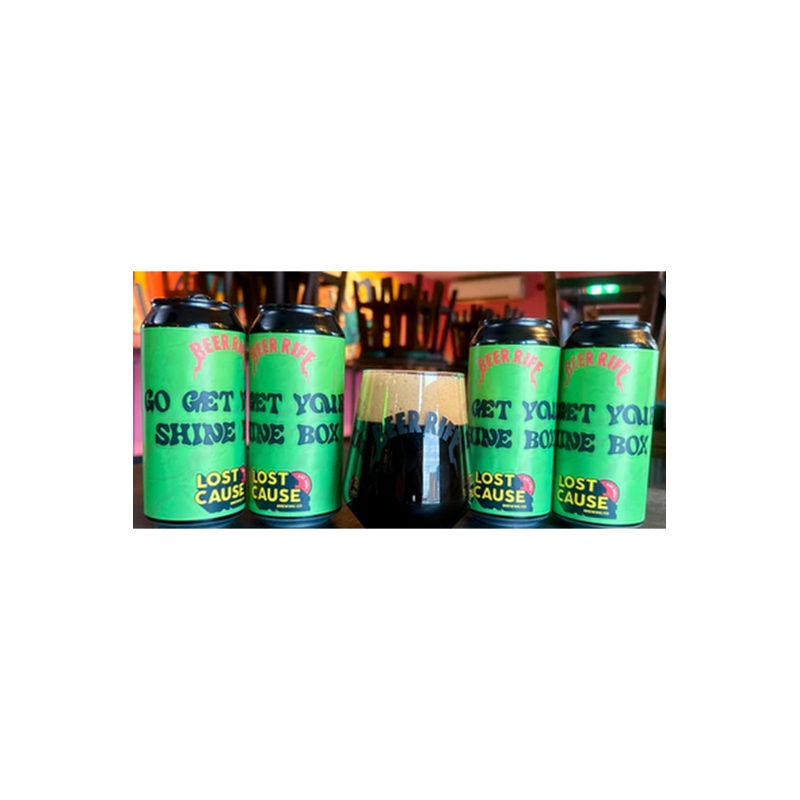 BeerRiff Go Get Your Shine Box: Lost Cause Collab 1 Can
