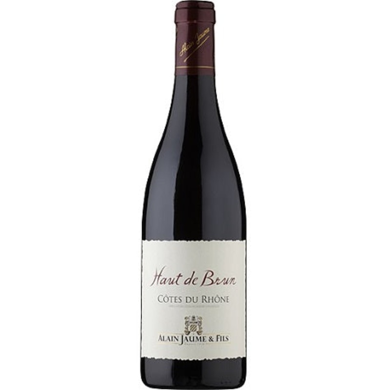 Cotes du Rhone Rouge Haut de Brun Alain Jaume 2019 12 Bottle Case 12x75cl
