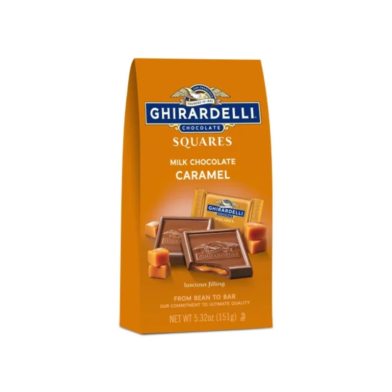 Ghirardelli Milk Chocolate Caramel Squares 5.3 OZ