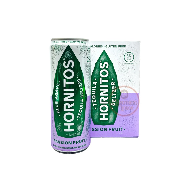Hornitos Passionfruit Tequila Seltzer 4 PACK 12 OZ CANS