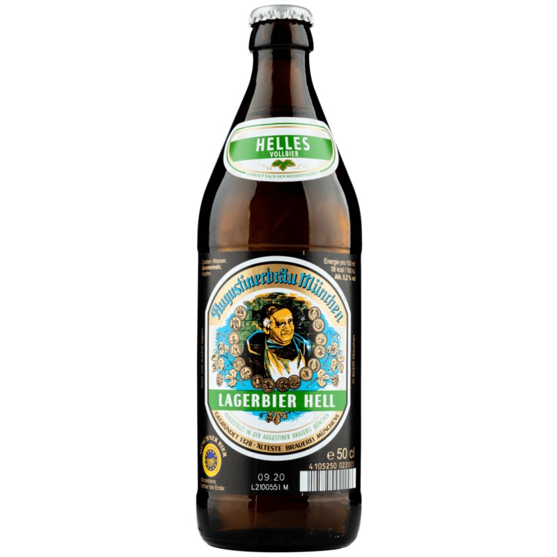 Augustiner, Munich Hell, 500ml Bottle
