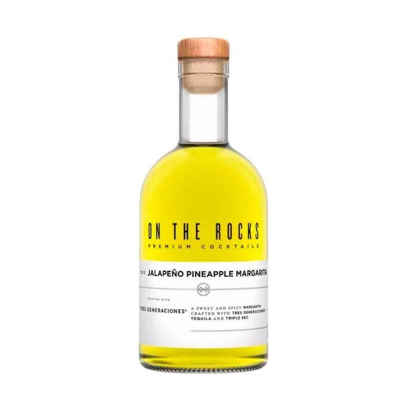 On The Rocks The Jalapeo Pineapple Margarita Tres Generaciones Tequila Premium Cocktails 375mL