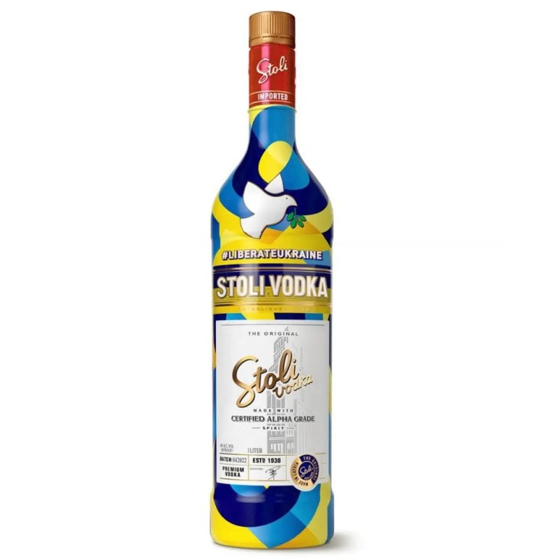 Stolichnaya Limited Edition Liberate Ukraine Vodka, 1 L