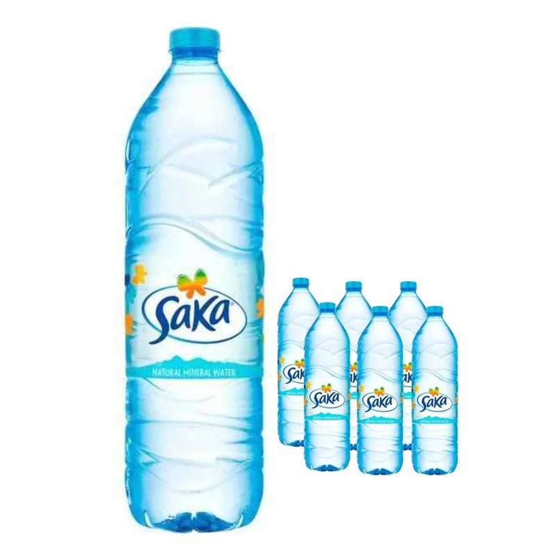 Saka Natural Mineral Water Multipack, 6 x 1.5 L