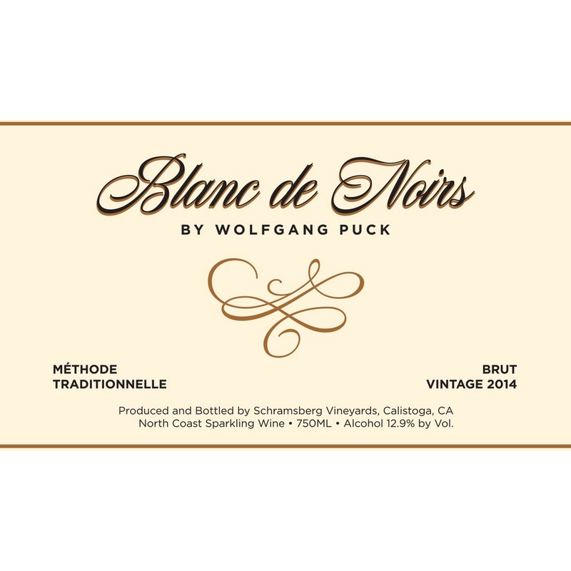 Schramsberg North Coast Blanc De Noirs 750ml Wolfgang Puck