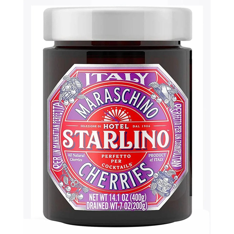 Hotel Starlino Italian Maraschino Cherries, 400 g
